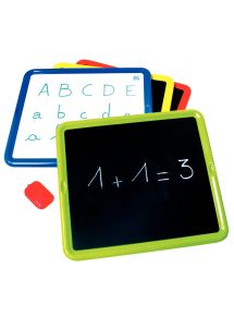 Lot de 4 ardoises magnétiques 2 faces 30x27cm