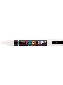 Marqueur Posca pointe moyenne Brush blanc