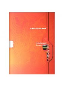 Cahier de dessin 24X32cm, 32p, papier dessin uni 120g