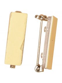 Sac 10 attaches broches en nickel adhésives