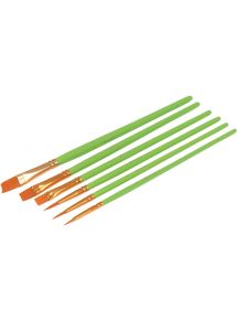 Boîte de 72 pinceaux synthétiques, tailles assorties