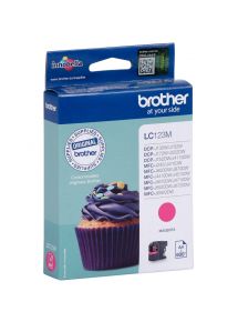 Cartouche jet d'encre Brother magenta LC123M