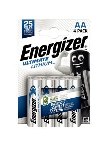 Blister 4 piles 1,5V Ultimate Lithium AA / LR06