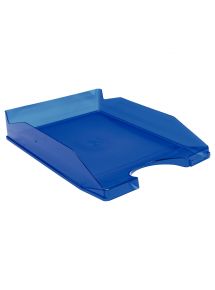 Corbeille à courrier FLUOR bleu foncé