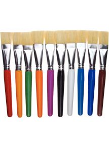 Sachet de 10 brosses plates largeur 20mm