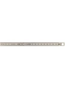 Reglet inox 2 faces 20 cm