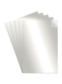Sac de 5 feuilles miroir adhésive format A4