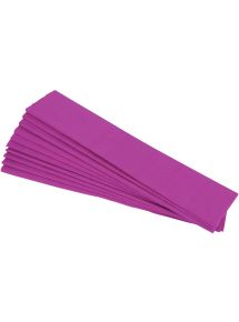 Paquet de 10 feuilles crépon ordinaire 200x50 cm fuchsia