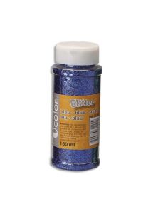 Paillettes scintillantes 160ml, couleur bleu