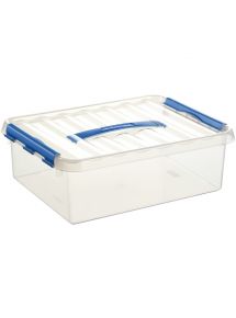 Boite de rangement QLINE 10L transparente