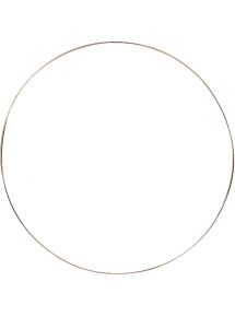 Lot de 10 anneaux métal cuivre 15 cm
