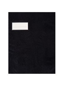 Paquet de 10 protège-cahiers en PVC 21/100ème, pour format 17x22 cm, noir