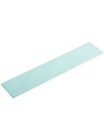 Paquet de 10 feuilles crépon ordinaire 200 x 50 cm  bleu turquoise