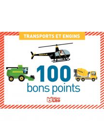 Boîte de 100 images transports et engins