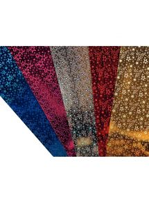Feuille holographique 35x50cm, feuilles prismatic 195g, sachet de 10