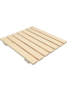 Dessous de plat en bois 17 x 17 cm