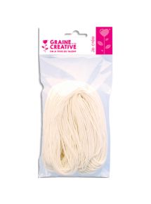 Mèche pour bougies , sachet de 50m de mèches coton écheveau