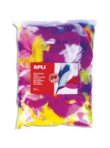 Plume de couleur assortie, sachet de 400