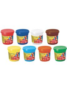 Pâte à jouer Giotto BE-BE, lot de 18 pots de 220g, couleurs assorties