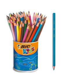 Crayon de couleur Evolution Bic Kids, pot de 60
