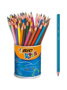 Crayon de couleur Evolution Bic Kids, pot de 60