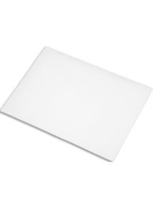 Carton ondulé 50x70cm, 328g/m², paquet de 5 feuilles blanc