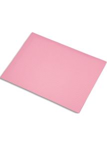 Carton ondulé 50x70cm, 328g/m², paquet de 5 feuilles rose