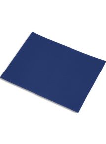 Carton ondulé 50x70cm, 328g/m², paquet de 5 feuilles bleu