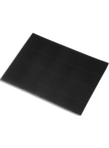 Carton ondulé 50x70cm, 328g/m², paquet de 5 feuilles noir