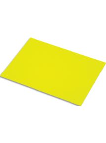 Papier fluorescent 250g Fabriano, format 50x65cm, paquet de 10 feuilles jaune