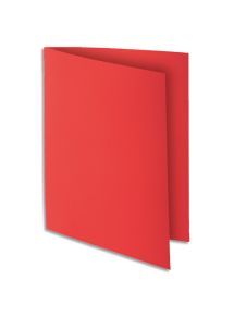 Sous-chemise Rock's 22x31cm, 80g, rouge, paquet de 30