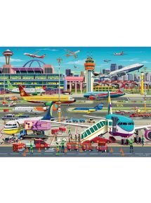 Puzzle XXL 150 pièces, à l'aéroport
