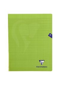Cahier polypro Mimesys 24x32cm, 48 pages, grands carreaux, assortis