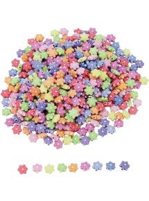 Sac de 1000 perles Fleurs diamètre 11mm