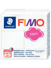 Pâte à cuire Fimo Soft 57g Blanc