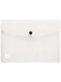 Paquet de 5 enveloppes à pression en polypropylène HAWAÏ pour format A5, incolore