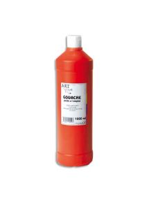 Gouache, flacon de 1l, rouge carmin