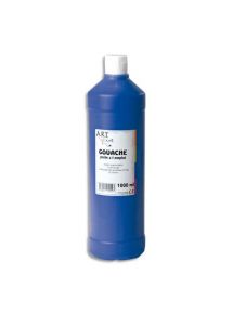 Gouache, flacon de 1l, bleu cobalt