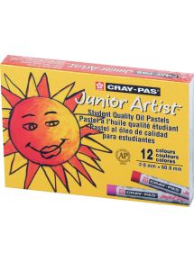 Boîte de 12 pastels à l'huile Cray-Pas assorties
