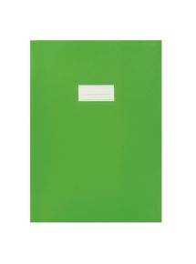 Paquet de 10 protège-cahiers en PVC 21/100ème, pour format A4, vert
