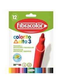 Pochette de 12 feutres Colorito Delta 3
