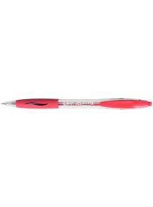 Stylo bille pointe moyenne Atlantis, écriture 1 mm, rouge