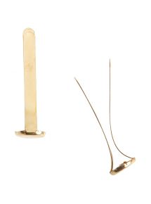Boîte de 100 attache-parisiennes tête ronde n°8, 30 mm