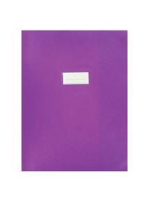 Paquet de 10 protège-cahiers en PVC 21/100ème, pour format 24x32 cm, violet