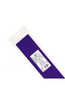 Feuille de papier crépon, 2x0,5 m, violet, sachet de 10