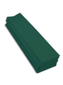 Paquet de 10 feuilles de papier crépon, 2x0,5 m, vert bouteille