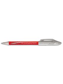 Stylo bille pointe large Flexgrip Elite, écriture 1,4mm, rouge