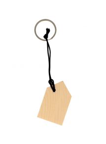 Lot de 3 porte-clés maison en bois