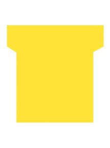 Paquet de 100 fiches planning indice 2 jaune