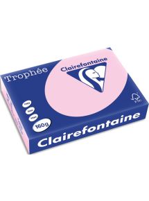 Papier Trophée A4 160g, rose, ramette de 250 feuilles